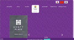 Desktop Screenshot of hyattplacewaikikibeach.com